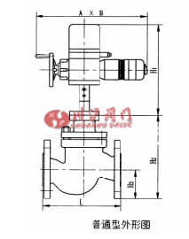 ZAZP電動單座調(diào)節(jié)閥結(jié)構(gòu)圖