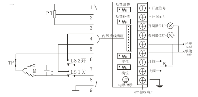 341執(zhí)行器接線(xiàn)圖