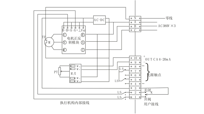 341執(zhí)行器接線(xiàn)圖